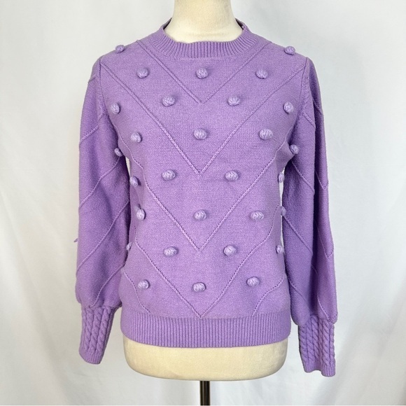 Simplee Sweater Knit‎ Pullover Womens Size Large Purple - Picture 1 of 9